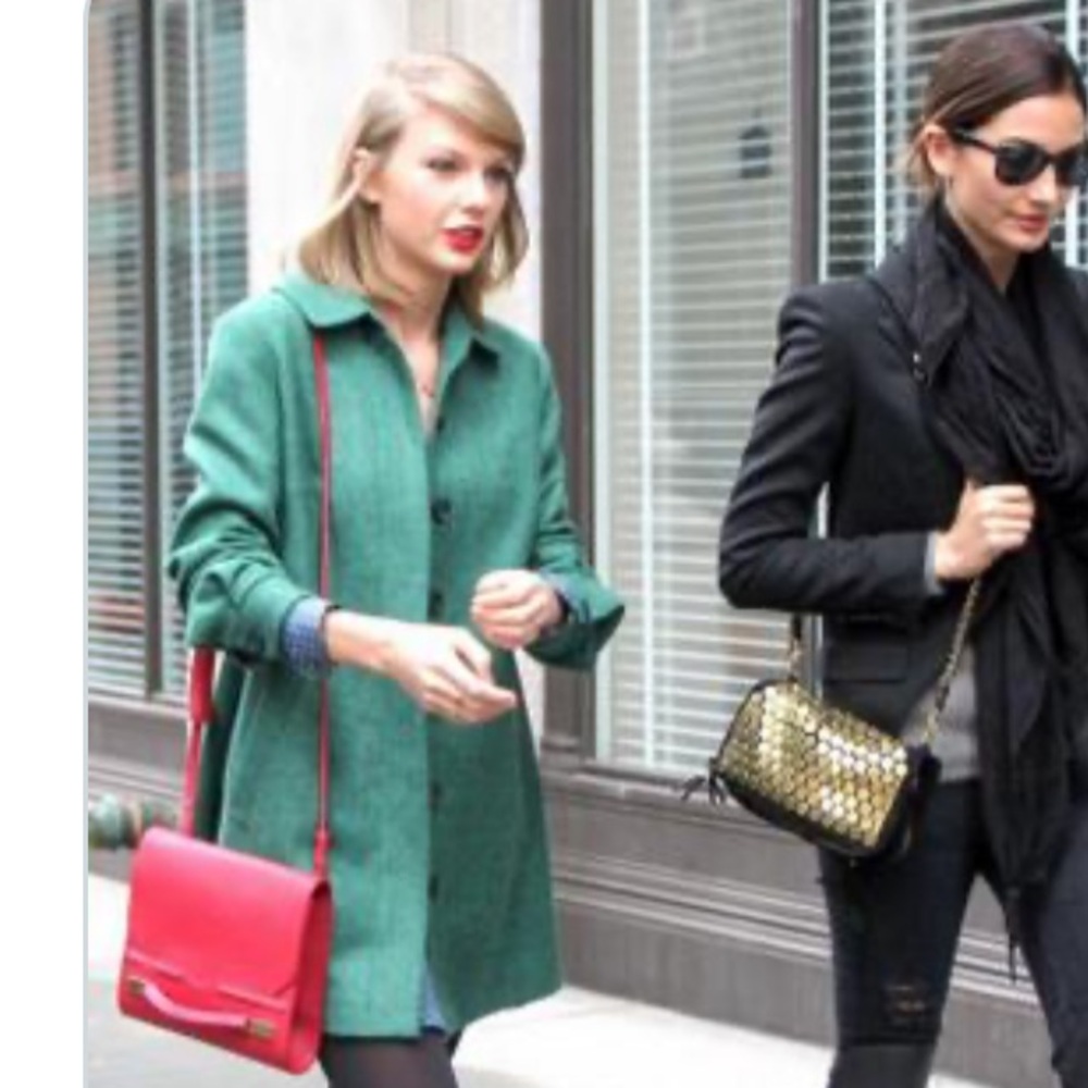 Taylor Swift’s favorite J. Mendel midi clutch bag
